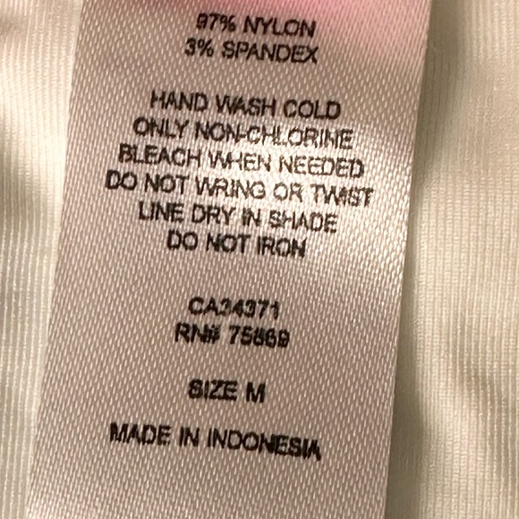 ๐Betsey Johnson Bikini Size Medium Turquoise and White Lace - Picture 11 of 13